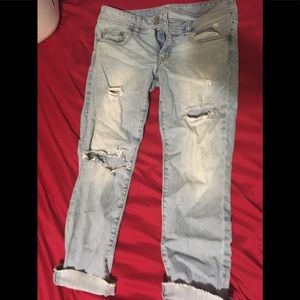 Size 8 american eagle skinny crop